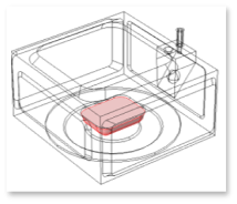 cavity of a microwave oven